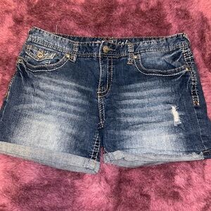 Maurices Dark Wash Jean Shorts